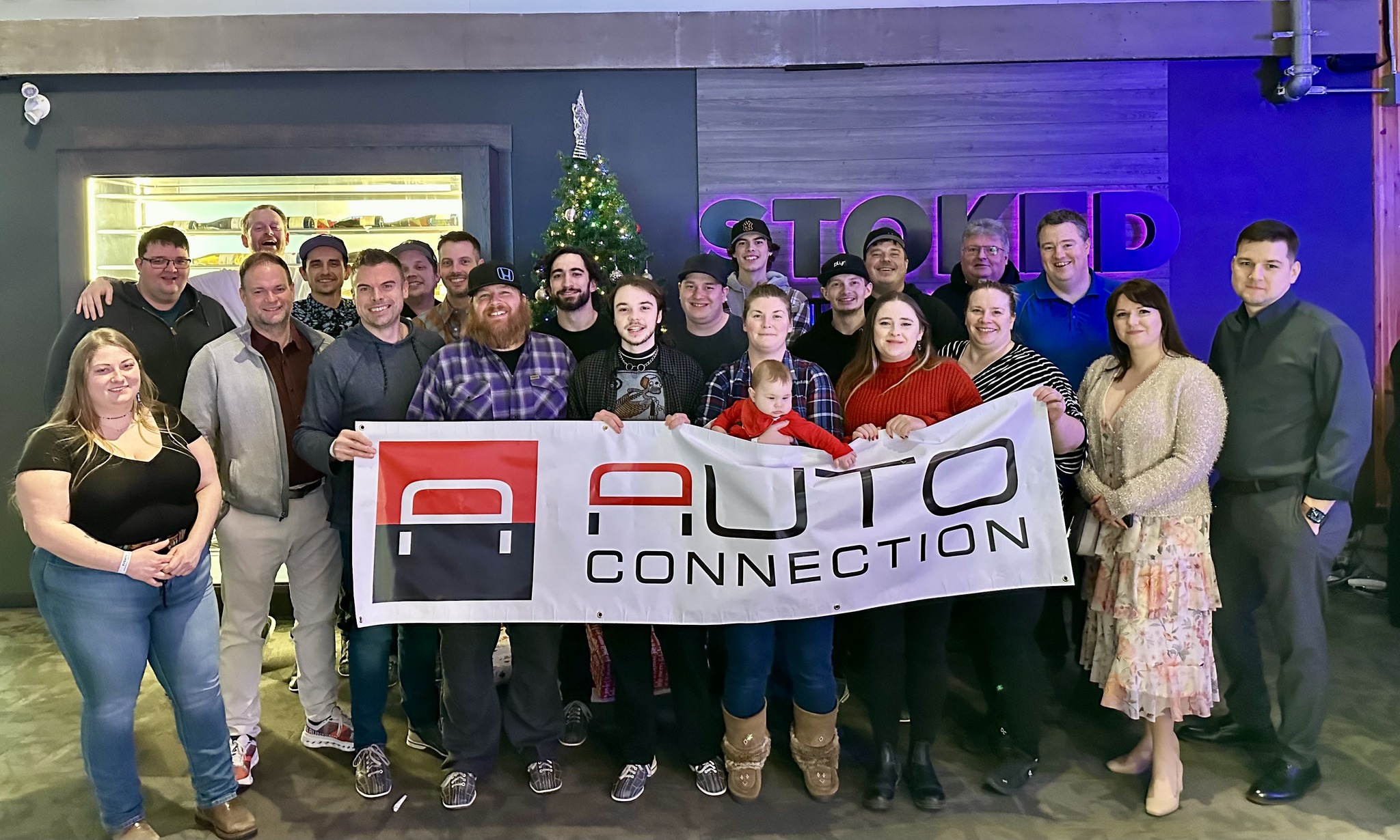 Happy family at Saskatoon Auto Connection dealership