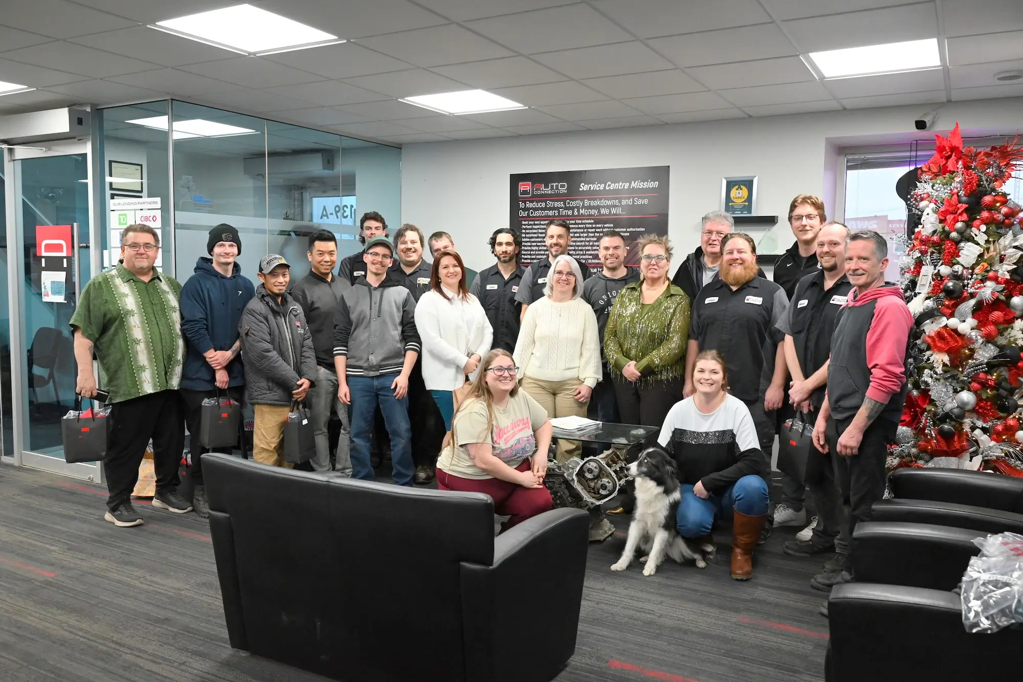 Happy family at Saskatoon Auto Connection dealership